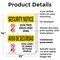 Signmission Gun Free Drug Free Zone Bilingual OSHA Security Notice Sign, Plastic, 10in W x 14in L, 2PK OS-2PACK-SN-P-1014-L-11543 - alternate 4